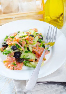 Receta Ensalada de Salmón